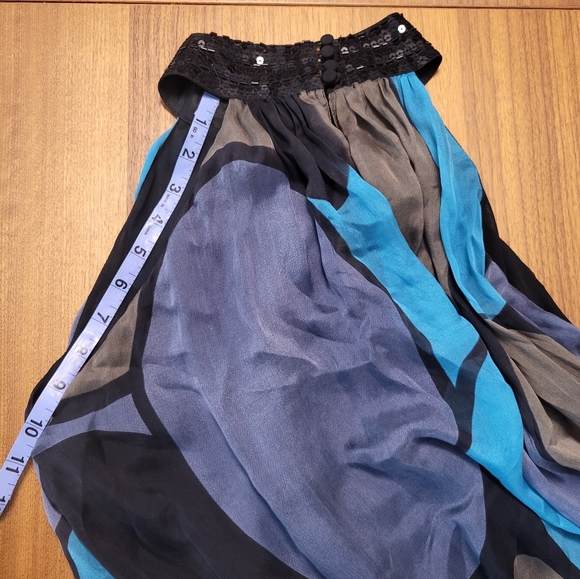 Zara lined silk halter dress, size M - Picture 14 of 15